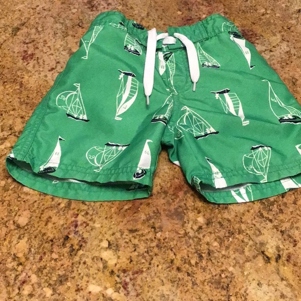 Janie and Jack swim trunks 12-18 months